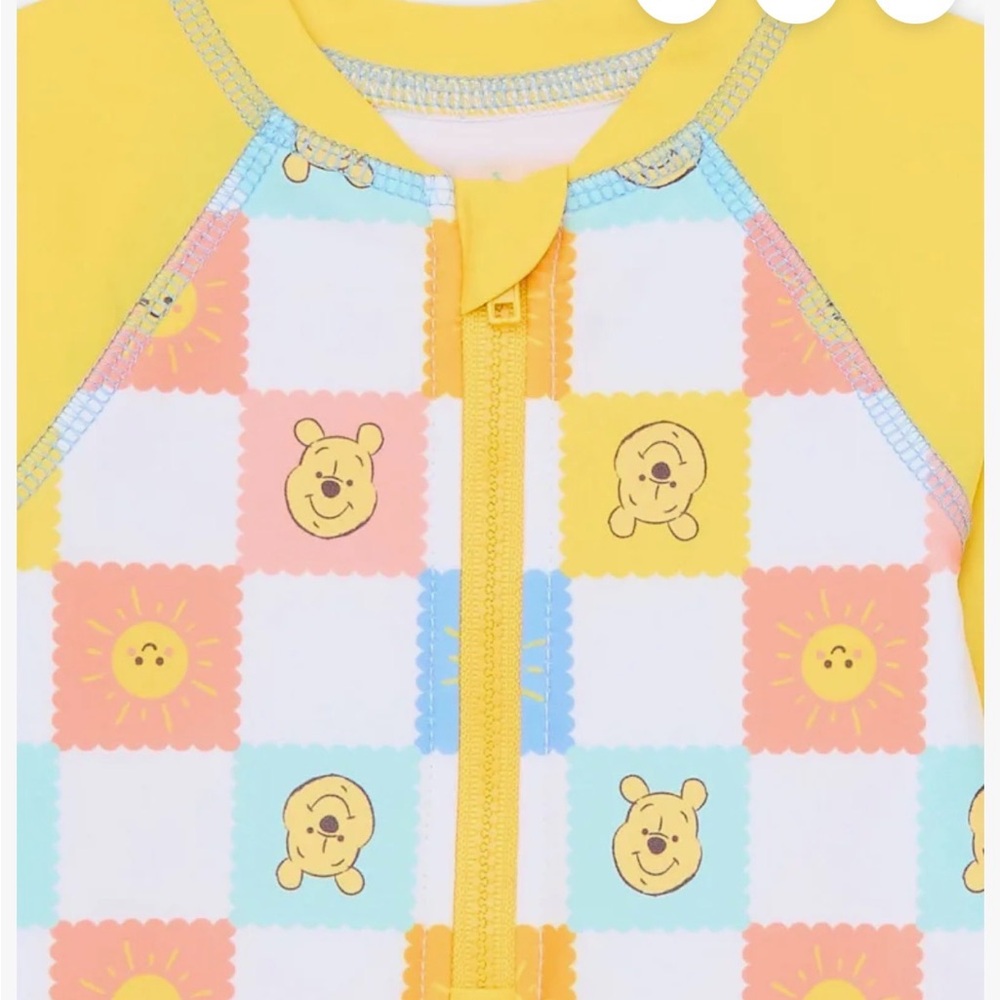 Winnie The Pooh Infant Boy Rash Guard Unisuit - Picture 2 of 3